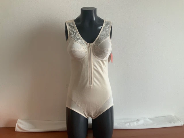 Guaina Modellatrice (body) Venus Perla - Avec Coques Souples Et Renfort Abdominal - Neuf Avec étiquette