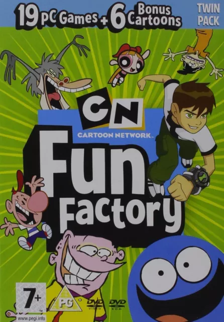 CARTOON NETWORK - Fun Factory 19 giochi per PC e 6 cartoni nuovissimi e  sigillati EUR 5,50 - PicClick IT