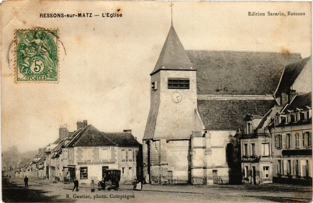CPA RESSON-sur-MATZ L'Église (376784)
