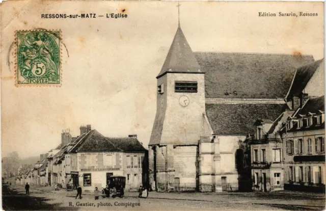CPA RESSON-sur-MATZ L'Église (376784)