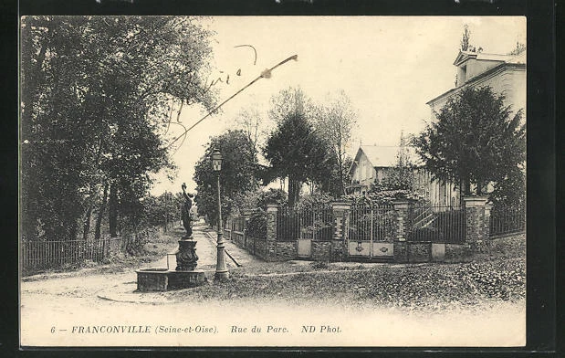 CPA Franconville, Rue du Parc