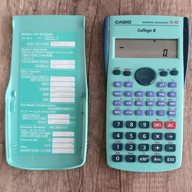 Taschenrechner ► Casio fx-92 ◄