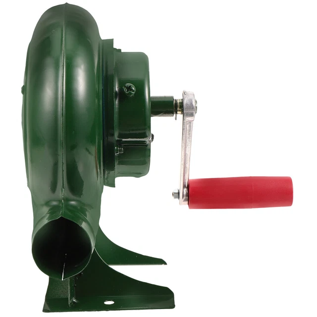 Souffleur à Main Pour Barbecue Et Feu De Camp - Ventilateur Manuel Portable, Vert