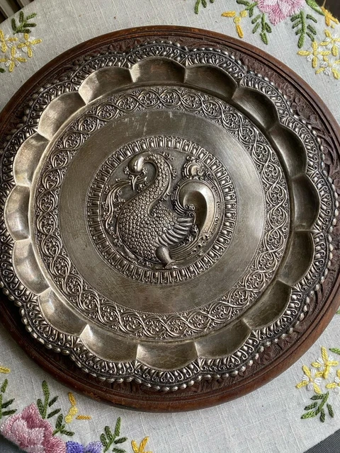 COULANT COULISSEAU DE sautoir art nouveau argent massif une fleur de pensée EUR 38,00 - FR