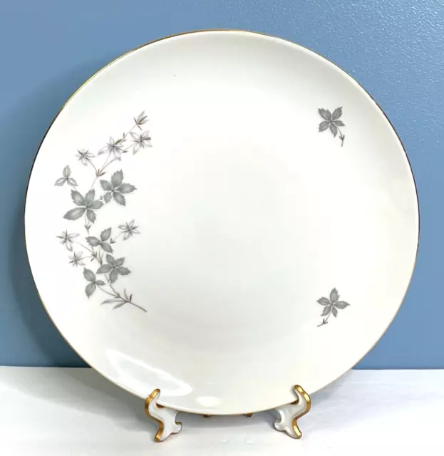 RARE Vintage Winterling WIG30 GRAY LEAF Bavaria Germany 10 1/2" Dinner Plate
