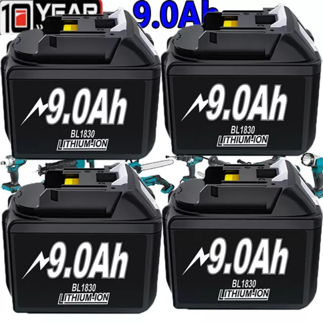 For Makita 18v Battery 9.0Ah Li-Ion Cordless Multi Tool BL1860 LXT BL1850 BL1830