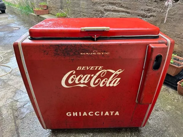Ghiacciaia Coca Cola anni 60 - funzionante