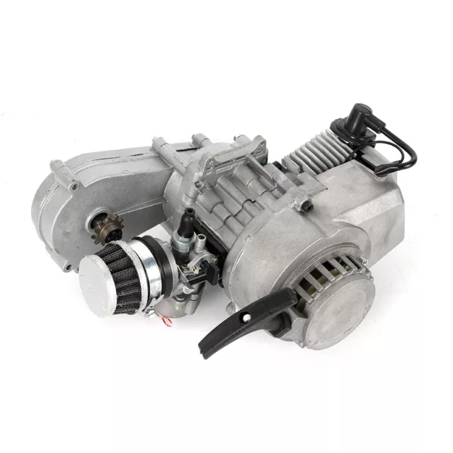 Motore 2 tempi alluminio 49 cc carburatore bici tascabile 49 cc dirt bike rullo ATV incrociato