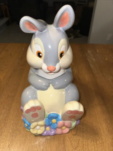 Disney Thumper Bambi Cookie Jar - Excellent! - FLAW