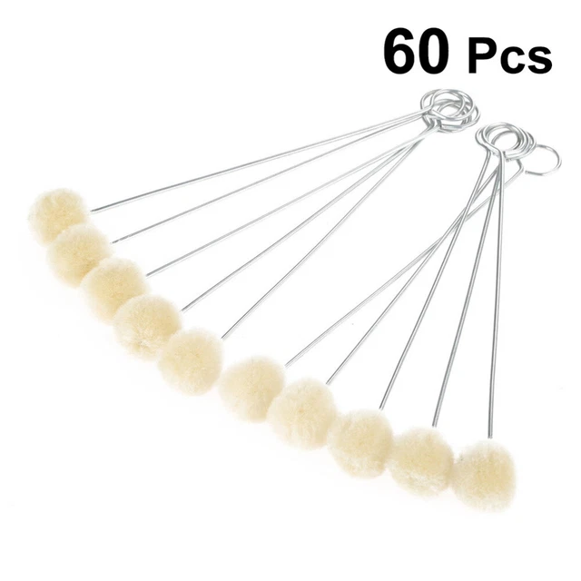 60x Leather tools Wool Woll Dauber Lederpinsel Leder DIY Werkzeug Färben