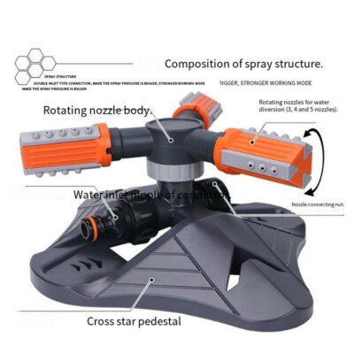 7mt Claber CLABER 8660 Irrigatore Turbospike statico circa 40mq ,irrigazione giardino 