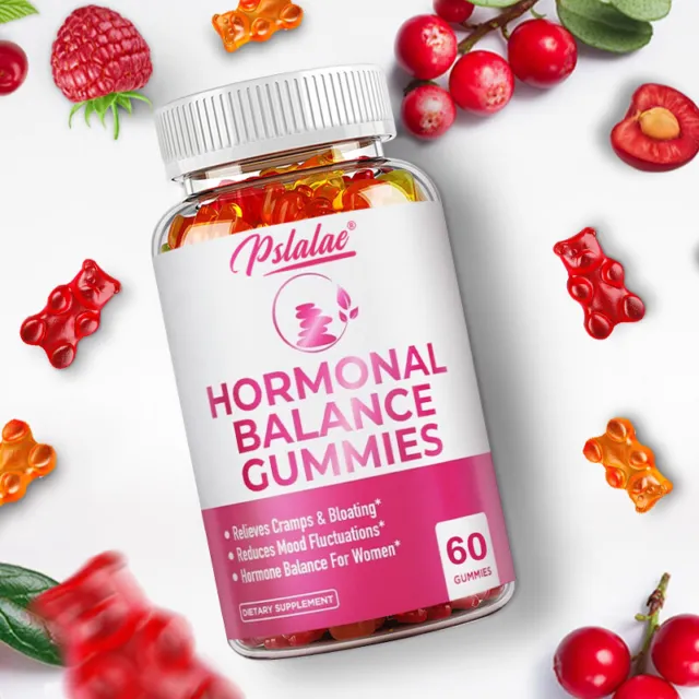 Hormonal Balance Gummies - with Cranberry- Women's Health, Relieve Bloating, PMS