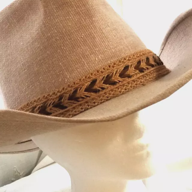 Resistol STAGECOACH  Natural Beige Men’s Size 7 - 3/8 Hat Stagecoach Pin Western