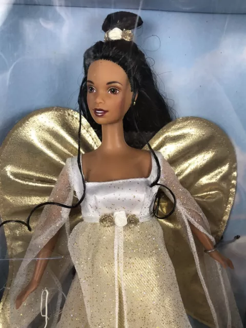 Vintage 1999 Angelic Inspirations Barbie African American  Nrfb Spec. Ed.