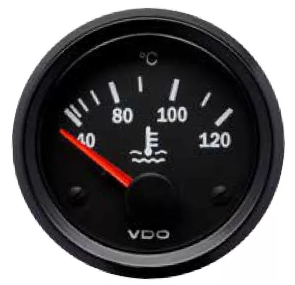 VDO Water Temp Temperature gauge, 12volt, 52mm 2 inch 40-120 Deg C 310010014