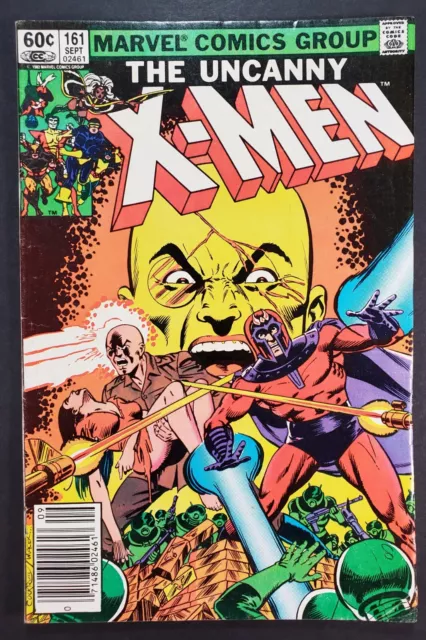 Uncanny X-Men #161 Newsstand Origin of Magneto Marvel Comics 1982