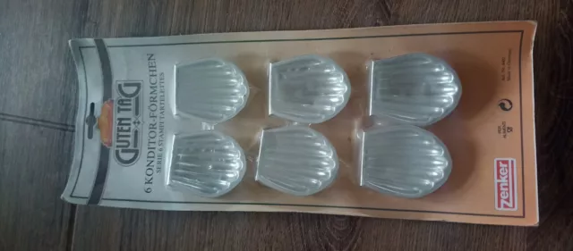 6 Konditor Förmchen Madeleines Zenker