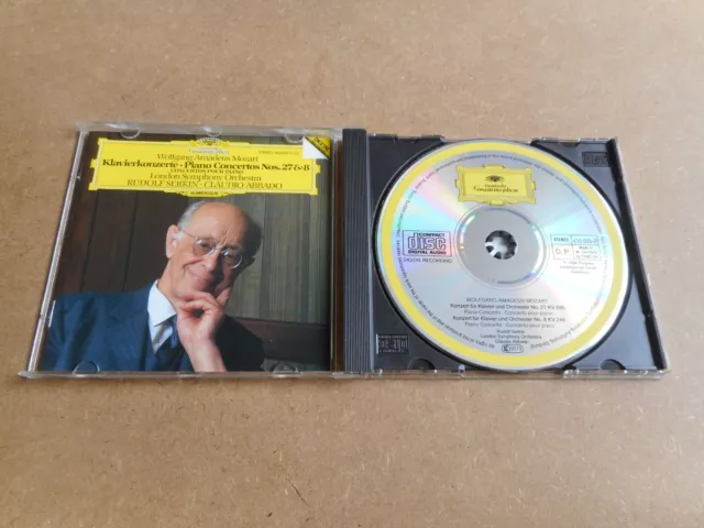 RUDOLF SERKIN mozart: piano concertos 1984 POLYGRAM W.GERMANY - DG 410 035-2