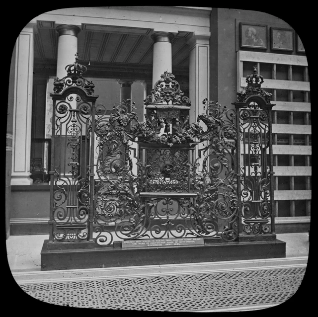 Magic Lantern Slide KENSINGTON ART MUSEUM NO6 C1888 PHOTO V&A VICTORIA & ALBERT
