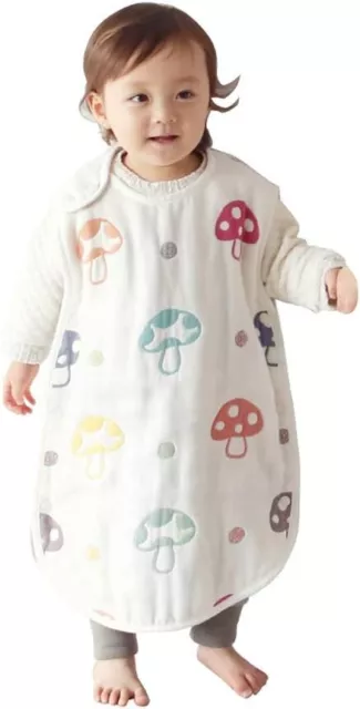 Hoppetta Champignon 6 Baby Gauze Sleeper NEW Item From Japan