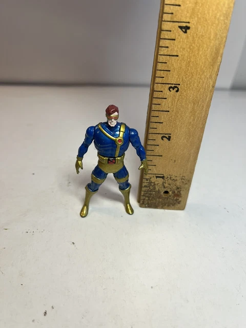 Toy Biz Marvel Cyclops Heavy Metal Heroes Die-Cast Figures 2.5" 1994