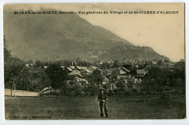 CPA 73 Savoie Saint-Jean-de-la-Porte General View of the Animated Village