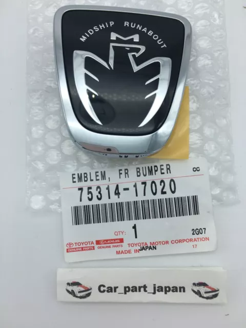 Toyota Spyder MRS ZZW30 Front MIDSHIP Emblem Badge 75314-17020 with tracking