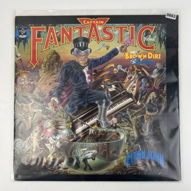 Elton John - Captain Fantastic And The Brown Dirt Cowboy LP Vinyl Record VG+/VG