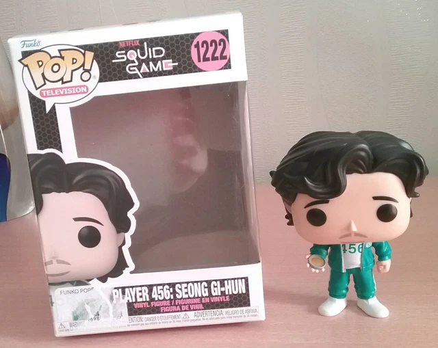Funko Pop! Seong Gi-Hun En Vinyle – Figurine Squid Game Soda 10,2 Cm, Style Chibi, Boîte Fenêtre, Collectionneur Dès 3 Ans