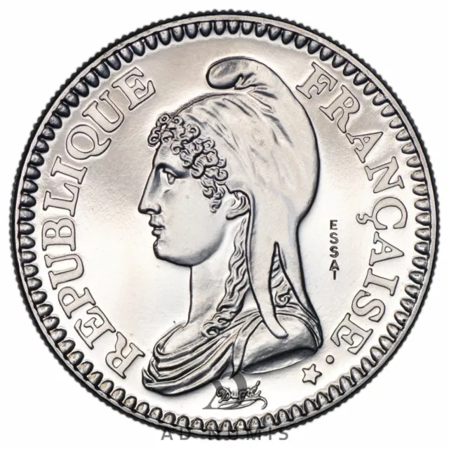 France 1 Franc 1992 pattern coin Republic UNC Nickel coin French
