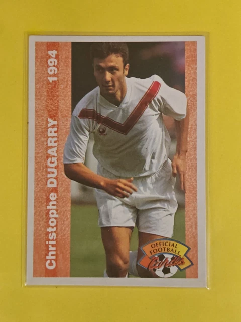 Carte Postale Collector Stéphane Plancke - Girondins De Bordeaux 1993 - Club Français Vintage