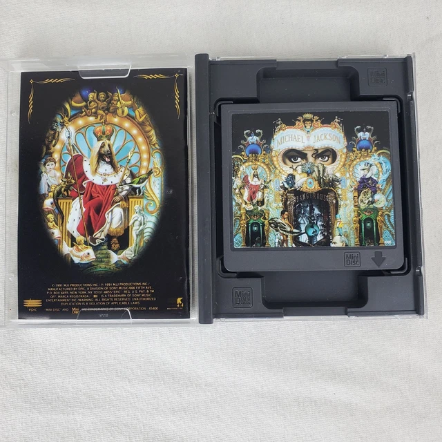 MINIDISC MICHAEL JACKSON Dangerous MD album very rare £79.00