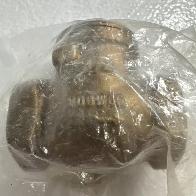 NEW ProLine 3/4" BRASS SWING CHECK VALVE 200 WOG THREADED