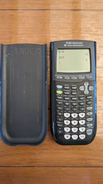 Texas Instruments TI 82 Advanced Calculatrice Graphique - Noir