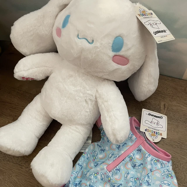 BUILD A BEAR Sanrio Cinnamoroll Plush with Sleeper PJs Cinnamon Roll