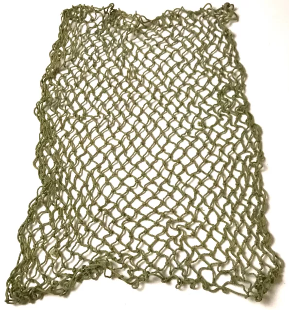 Wwii Us Army Or Marine Infantry & Airborne M1 Steel Helmet Net-Khaki