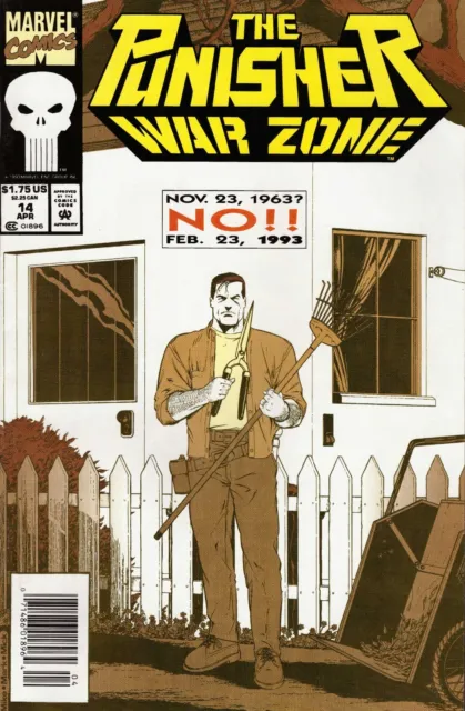 The Punisher: War Zone #14 Newsstand Cover (1992-1995) Marvel