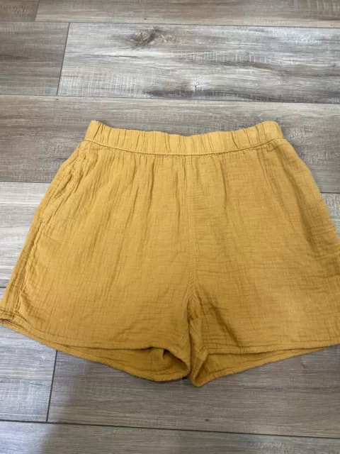Universal Thread Shorts Womens XS Small Orange Hot Pants High Rise Pull On