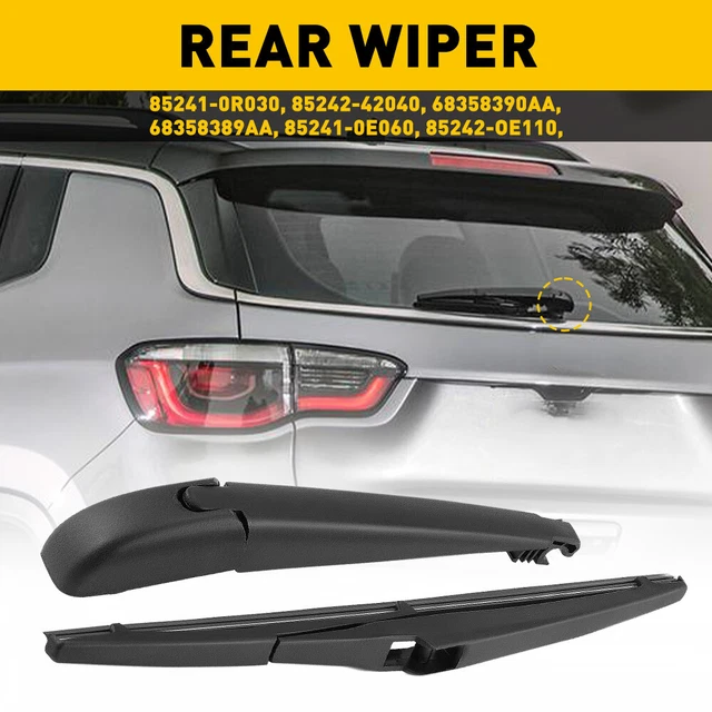 Rear Wiper Arm Blade For Toyota Highlander 20+ RAV4 13-18 Jeep Compass 17-20 HUS