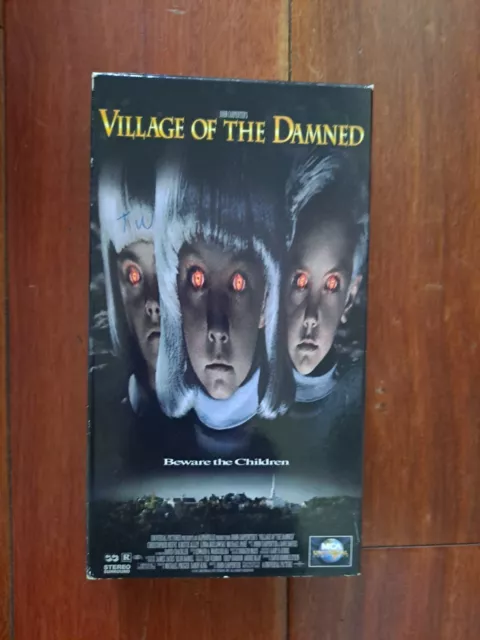 Village Of The Damned (VHS, 1995) John Carpenter Horror Rare Screener Copy  Demo