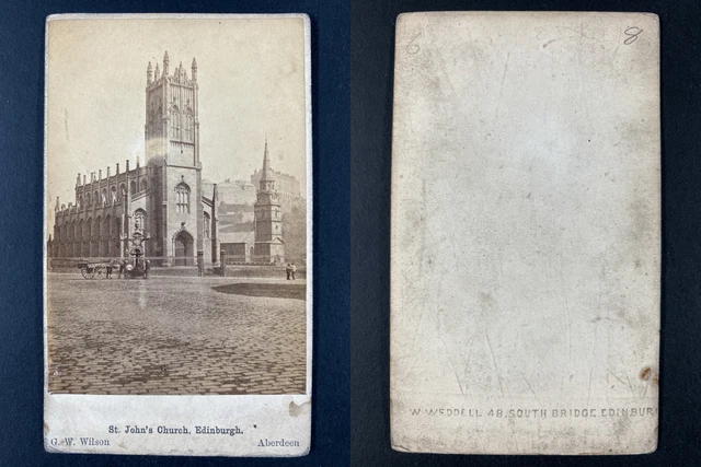 Mieusement, France, Orléans, Façade de la Cathédrale, vintage CDV