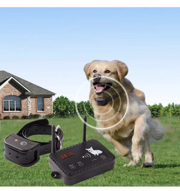 Wireless Dog Fence Electric Containment System 100% WireFree Model AS-7 Open Box