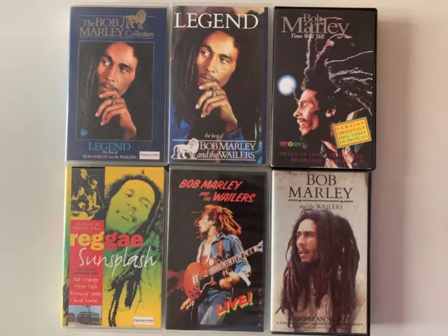 LOT K7 Video Vhs Special Bob Marley Reggae Sunsplash EUR 49,99  PicClick FR