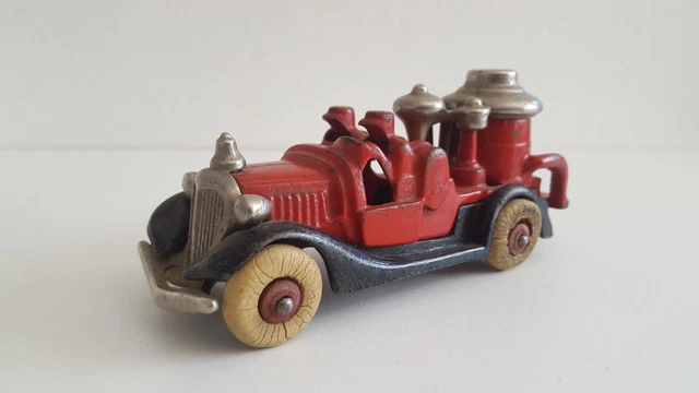 Jouet camion de pompiers. Tout. Métal. Marque. Hawkey. 1962 4.jamai servi. Dans sa boîte. Pas d'envoi - Collection