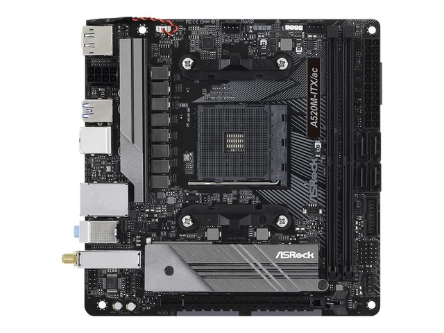 ASRock A520M-ITX/ac AMD Socket AM4 3rd Generation AMD Ryzen™ 90-MXBDG0-A0UAYZ
