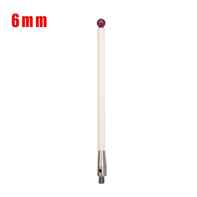 CMM Touch Probe Stylus 6mm Ball CNC Probe Tip Ceramic Shaft M4,A-5000-3712 Parts