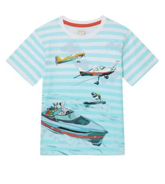 T-shirt Monsoon Boats & Planes età 18-24 M
