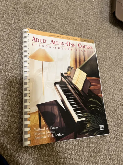 BOOK: Alfred's Basic Adult All-In-One Piano Course: Level 1 Palmer Manus Lethco