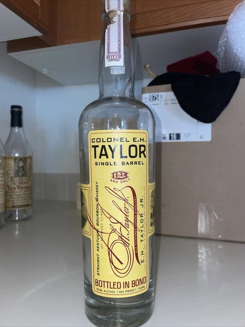 Rare Limited Edition Colonel E.H. Taylor Single Barrel empty bottle EH Taylor
