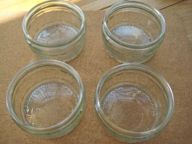 4 Glass  Ramekin  Dishes.